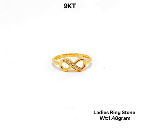 9kt Ladies Ring Stone