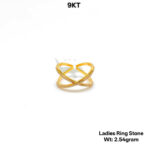 9kt Ladies Ring Stone