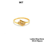 9kt Ladies Ring Stone