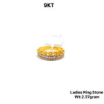 9kt Ladies Ring Stone