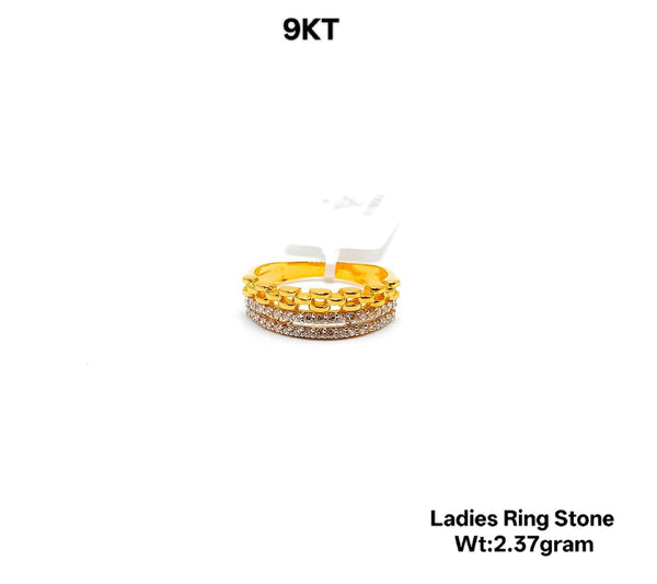 9kt Ladies Ring Stone