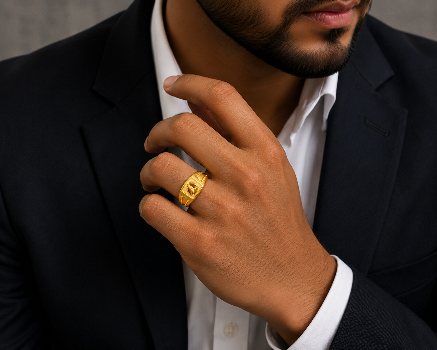 Prestige Emblem Signet Gents Ring