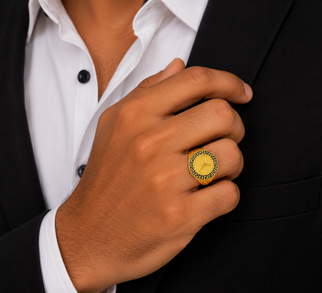 Imperial Medallion Designer Gents Ring