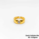Gents Solitaire Ring