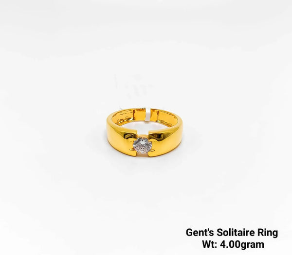 Gents Solitaire Ring