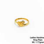 Ladies Handmade Ring Plain